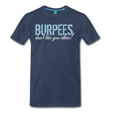 t shirt for crossfit burpees